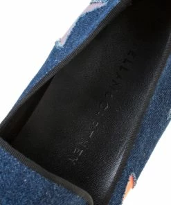 Best Pirce 🎁 Stella McCartney Blue Denim Star Slip On 👟 Sneakers Size 38 For 👩 Women 🤩 -Stella McCartney Shop luxury women stella mccartney used shoes p216256 005