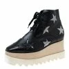Top 10 😀 Stella McCartney Black Faux Leather Elyse Star Platform Lace Up Booties Size 36 For 👩 Women 😉 -Stella McCartney Shop luxury women stella mccartney used shoes p217277 003