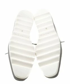 Cheapest 👏 Stella McCartney Silver Faux Leather Elyse Platform Derby Size 36 For 👩 Women 🥰 -Stella McCartney Shop luxury women stella mccartney used shoes p217863 001