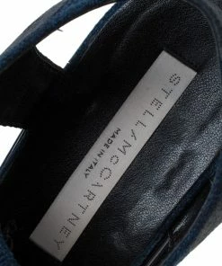 Top 10 🧨 Stella McCartney Blue Canvas Elyse Cut Out Derby Size 40 For 👩 Women 🤩 -Stella McCartney Shop luxury women stella mccartney used shoes p218594 005