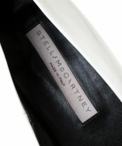 Best Sale 🥰 Stella McCartney White Faux Leather Russet Pointed Toe Pumps Size 40 For 👩 Women 🌟 -Stella McCartney Shop luxury women stella mccartney used shoes p224502 006
