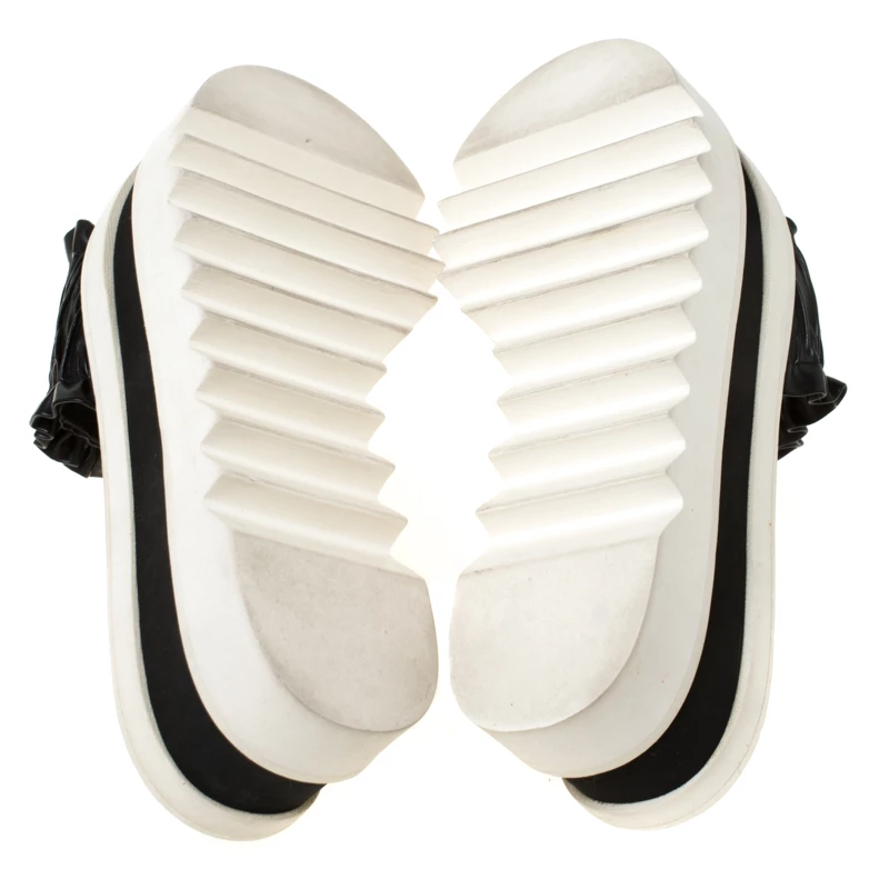 Outlet ๐ Stella McCartney Black Ruffle Faux Leather Platform Slide Size 41 For ๐ฉ Women โ 8 Outlet ๐ Stella McCartney Black Ruffle Faux Leather Platform Slide Size 41 For ๐ฉ Women โ - Image 6