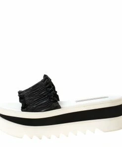 Outlet ๐ Stella McCartney Black Ruffle Faux Leather Platform Slide Size 41 For ๐ฉ Women โ 11 Outlet ๐ Stella McCartney Black Ruffle Faux Leather Platform Slide Size 41 For ๐ฉ Women โ -Stella McCartney Shop luxury women stella mccartney used shoes p225466 006