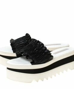 Outlet ๐ Stella McCartney Black Ruffle Faux Leather Platform Slide Size 41 For ๐ฉ Women โ 13 Outlet ๐ Stella McCartney Black Ruffle Faux Leather Platform Slide Size 41 For ๐ฉ Women โ -Stella McCartney Shop luxury women stella mccartney used shoes p225466 008