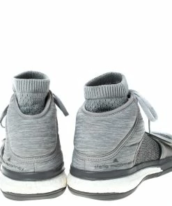 Outlet 👍 Stella McCartney X Adidas Grey Cotton Sock 👟 Sneakers Size 38.5 For 👩 Women 🔔 -Stella McCartney Shop luxury women stella mccartney used shoes p229018 006