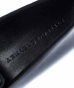 Discount ⌛ Stella McCartney Black Faux Leather Chain-Link Platform Slip On 👟 Sneakers 41 For 👩 Women 🛒 -Stella McCartney Shop luxury women stella mccartney used shoes p230467 002