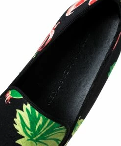 Best deal 🔔 Stella McCartney Black Floral Printed Canvas Slip On 👟 Sneakers Size 41 For 👩 Women ⌛ -Stella McCartney Shop luxury women stella mccartney used shoes p231773 005