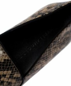 Discount 🛒 Stella McCartney Beige Faux Python Platform Slip On 👟 Sneakers Size 39 For 👩 Women 👏 -Stella McCartney Shop luxury women stella mccartney used shoes p236155 002