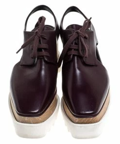 Cheap π Stella McCartney Burgundy Faux Leather Elyse Cutout Platform Derby Size 36 For π© Women β 12 Cheap π Stella McCartney Burgundy Faux Leather Elyse Cutout Platform Derby Size 36 For π© Women β -Stella McCartney Shop luxury women stella mccartney used shoes p241661 005
