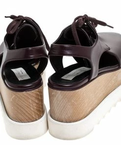 Cheap π Stella McCartney Burgundy Faux Leather Elyse Cutout Platform Derby Size 36 For π© Women β 14 Cheap π Stella McCartney Burgundy Faux Leather Elyse Cutout Platform Derby Size 36 For π© Women β -Stella McCartney Shop luxury women stella mccartney used shoes p241661 006