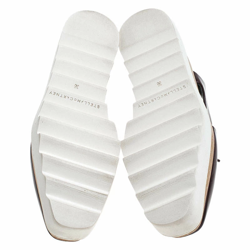 Cheap π Stella McCartney Burgundy Faux Leather Elyse Cutout Platform Derby Size 36 For π© Women β 8 Cheap π Stella McCartney Burgundy Faux Leather Elyse Cutout Platform Derby Size 36 For π© Women β - Image 6