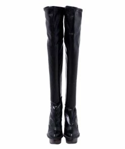 Cheap 🧨 Stella McCartney Black Faux Leather Platform Over The Knee 🥾 Boots Size 39 For 👩 Women ⌛ -Stella McCartney Shop luxury women stella mccartney used shoes p249964 007