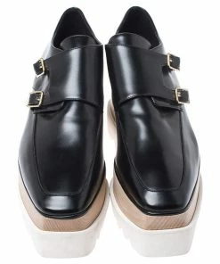 Outlet 🛒 Stella McCartney Black Faux Leather Elyse Buckle Platform Derby 👟 Sneakers Size 40 For 👩 Women 🤩 12 Outlet 🛒 Stella McCartney Black Faux Leather Elyse Buckle Platform Derby 👟 Sneakers Size 40 For 👩 Women 🤩 -Stella McCartney Shop luxury women stella mccartney used shoes p250631 001