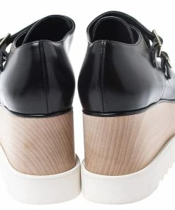 Outlet 🛒 Stella McCartney Black Faux Leather Elyse Buckle Platform Derby 👟 Sneakers Size 40 For 👩 Women 🤩 14 Outlet 🛒 Stella McCartney Black Faux Leather Elyse Buckle Platform Derby 👟 Sneakers Size 40 For 👩 Women 🤩 -Stella McCartney Shop luxury women stella mccartney used shoes p250631 002