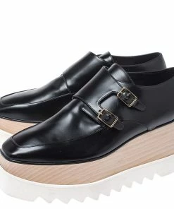 Outlet 🛒 Stella McCartney Black Faux Leather Elyse Buckle Platform Derby 👟 Sneakers Size 40 For 👩 Women 🤩 13 Outlet 🛒 Stella McCartney Black Faux Leather Elyse Buckle Platform Derby 👟 Sneakers Size 40 For 👩 Women 🤩 -Stella McCartney Shop luxury women stella mccartney used shoes p250631 009