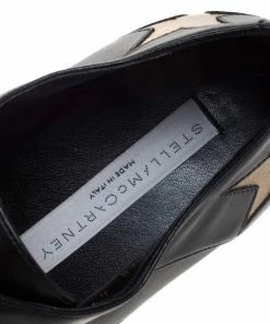Flash Sale 🌟 Stella McCartney Black Faux Leather Elyse Star Platform Derby Size 40.5 For 👩 Women 🥰 -Stella McCartney Shop luxury women stella mccartney used shoes p262767 004