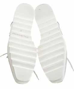 Deals ⭐ Stella McCartney Metallic Silver Faux Leather Elyse Star Platform Derby Size 40 For 👩 Women 🔔 -Stella McCartney Shop luxury women stella mccartney used shoes p265768 007