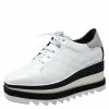 Best deal 🛒 Stella McCartney White Perforated Logo Faux Leather Elyse Platform 👟 Sneakers Size 37.5 For 👩 Women 👏 2 Best deal 🛒 Stella McCartney White Perforated Logo Faux Leather Elyse Platform 👟 Sneakers Size 37.5 For 👩 Women 👏 -Stella McCartney Shop luxury women stella mccartney used shoes p267094 004