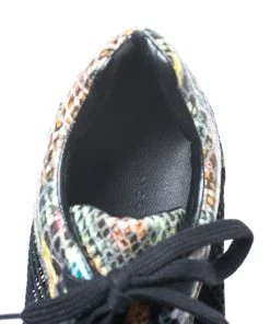 Best Sale 🔥 Stella McCartney Multicolor Python Effect Faux Leather And Mesh Espadrille 👟 Sneakers Size 38 For 👩 Women ⌛ -Stella McCartney Shop luxury women stella mccartney used shoes p268588 004