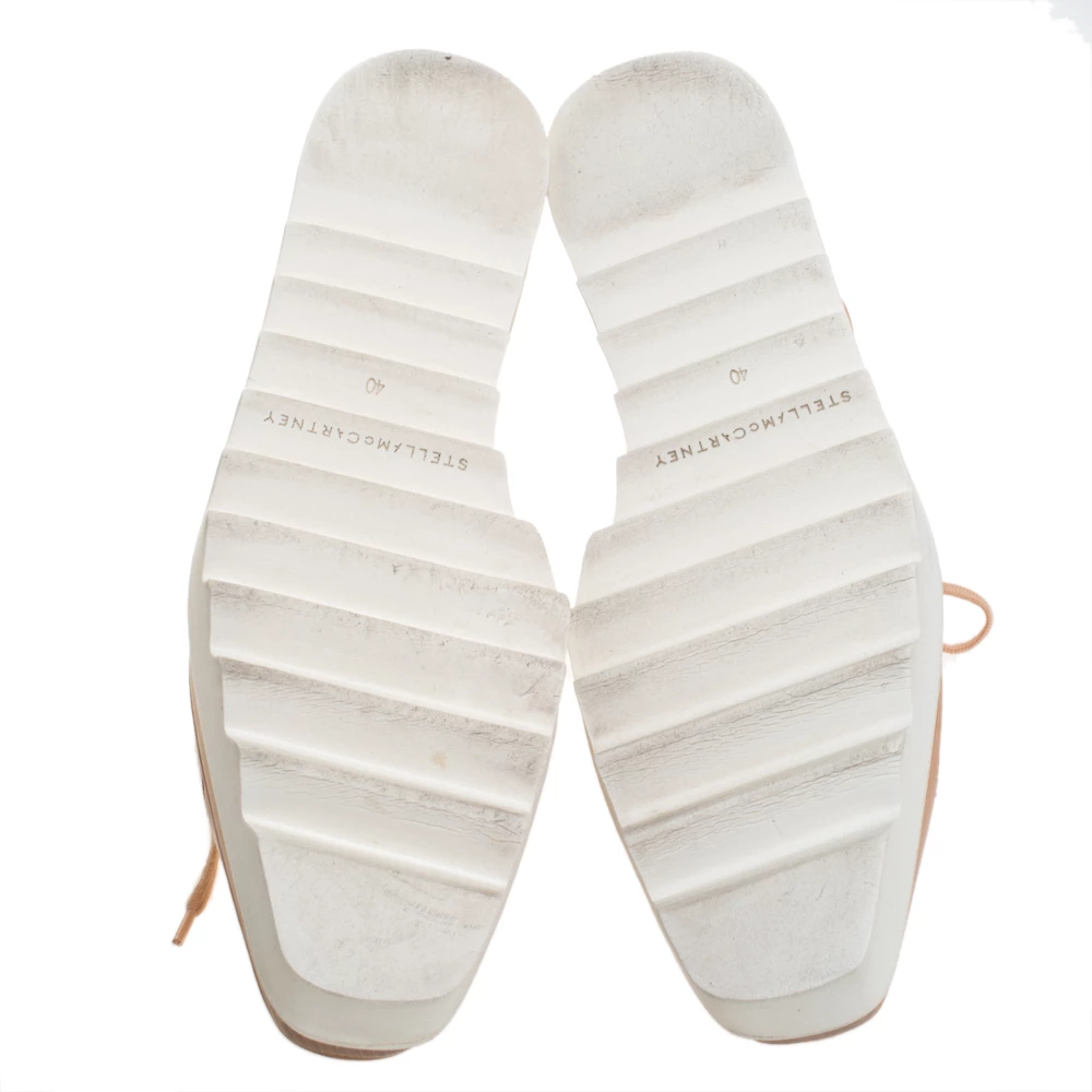 Cheap 🤩 Stella McCartney Camel/Silver Faux Leather Elyse Star Platform Derby Size 40 For 👩 Women 💯 8 Cheap 🤩 Stella McCartney Camel/Silver Faux Leather Elyse Star Platform Derby Size 40 For 👩 Women 💯 - Image 6