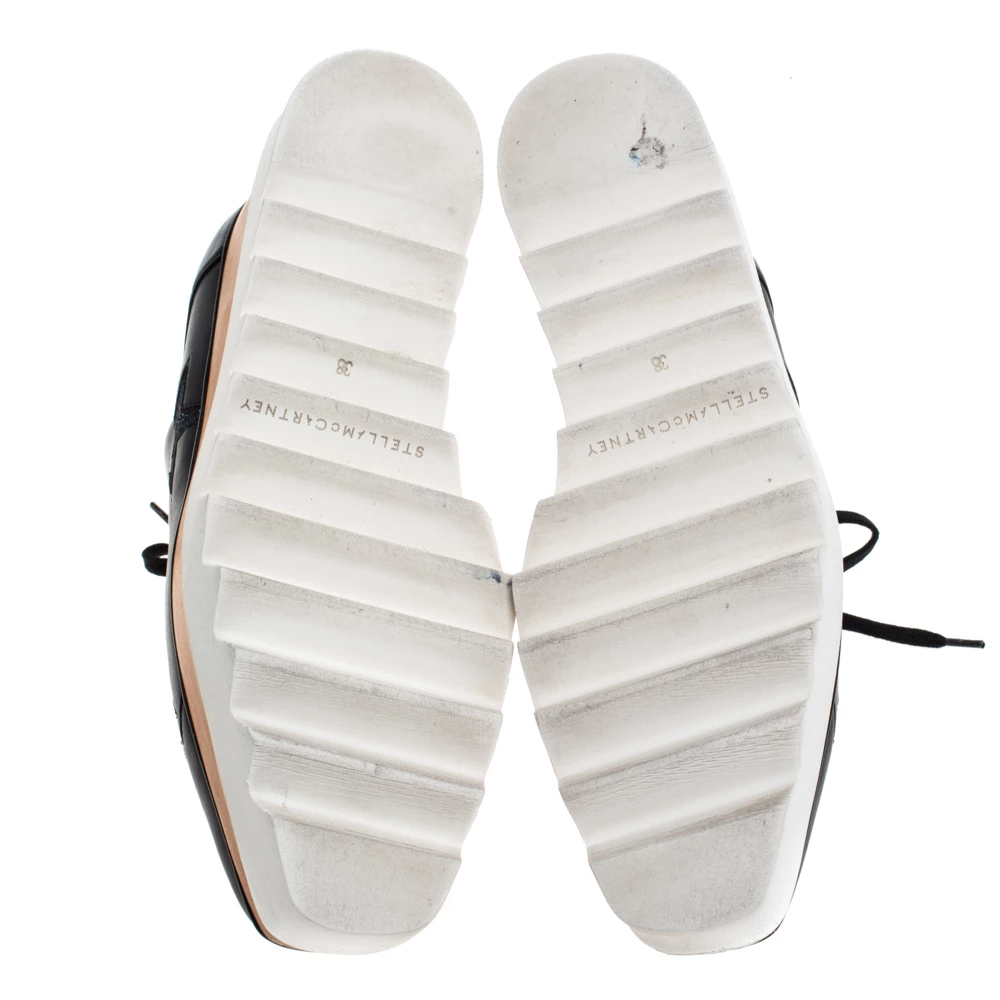 Deals ๐ Stella McCartney Black Faux Leather And Glitter Fabric Elyse Star Platform Lace Up Booties Size 38 For ๐ฉ Women ๐ 8 Deals ๐ Stella McCartney Black Faux Leather And Glitter Fabric Elyse Star Platform Lace Up Booties Size 38 For ๐ฉ Women ๐ - Image 6