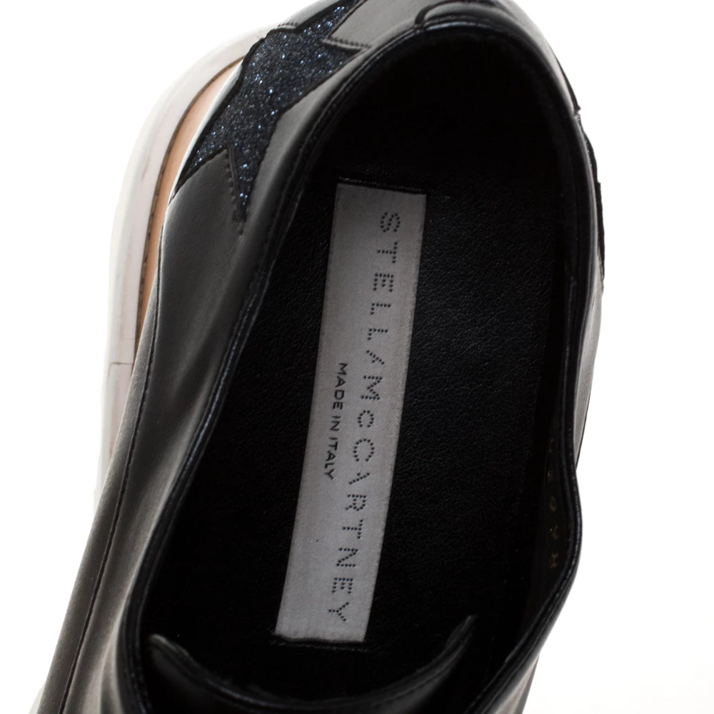 Deals ๐ Stella McCartney Black Faux Leather And Glitter Fabric Elyse Star Platform Lace Up Booties Size 38 For ๐ฉ Women ๐ 9 Deals ๐ Stella McCartney Black Faux Leather And Glitter Fabric Elyse Star Platform Lace Up Booties Size 38 For ๐ฉ Women ๐ - Image 7