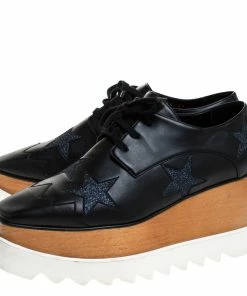 Deals ๐ Stella McCartney Black Faux Leather And Glitter Fabric Elyse Star Platform Lace Up Booties Size 38 For ๐ฉ Women ๐ 13 Deals ๐ Stella McCartney Black Faux Leather And Glitter Fabric Elyse Star Platform Lace Up Booties Size 38 For ๐ฉ Women ๐ -Stella McCartney Shop luxury women stella mccartney used shoes p274433 007