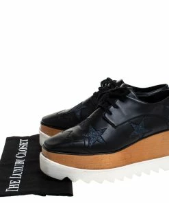 Deals ๐ Stella McCartney Black Faux Leather And Glitter Fabric Elyse Star Platform Lace Up Booties Size 38 For ๐ฉ Women ๐ 17 Deals ๐ Stella McCartney Black Faux Leather And Glitter Fabric Elyse Star Platform Lace Up Booties Size 38 For ๐ฉ Women ๐ -Stella McCartney Shop luxury women stella mccartney used shoes p274433 008