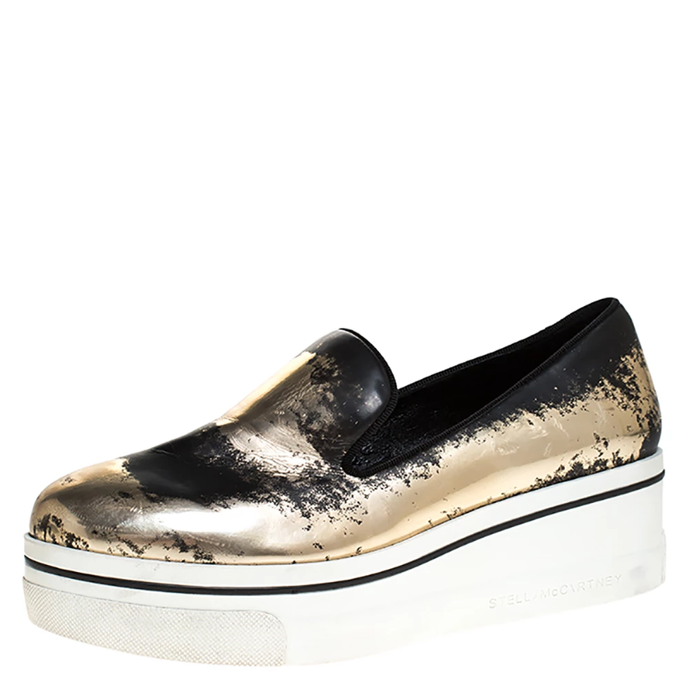Hot Sale โ Stella McCartney Bronze/Black Leather Binx Platform Slip On ๐ Sneakers Size 38 For ๐ฉ Women ๐ 3 Hot Sale โ Stella McCartney Bronze/Black Leather Binx Platform Slip On ๐ Sneakers Size 38 For ๐ฉ Women ๐