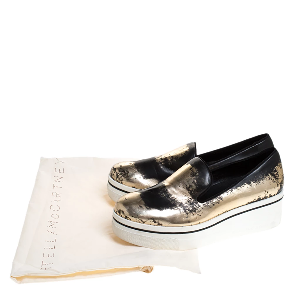 Hot Sale โ Stella McCartney Bronze/Black Leather Binx Platform Slip On ๐ Sneakers Size 38 For ๐ฉ Women ๐ 10 Hot Sale โ Stella McCartney Bronze/Black Leather Binx Platform Slip On ๐ Sneakers Size 38 For ๐ฉ Women ๐ - Image 8