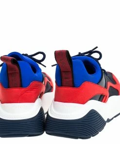 Best Pirce 😀 Stella McCartney Multicolor Faux Leather/Fabric Eclypse Lace 👟 Sneakers Size 40 For 👩 Women 😍 -Stella McCartney Shop luxury women stella mccartney used shoes p277824 002