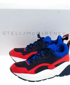 Best Pirce 😀 Stella McCartney Multicolor Faux Leather/Fabric Eclypse Lace 👟 Sneakers Size 40 For 👩 Women 😍 -Stella McCartney Shop luxury women stella mccartney used shoes p277824 007
