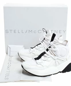 Best Sale 🔥 Stella McCartney White/Black Neoprene And Faux Leather Eclypse High Top Chunky 👟 Sneakers Size 39 For 👩 Women 😉 -Stella McCartney Shop luxury women stella mccartney used shoes p278476 008