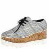 Best deal ⭐ Stella McCartney Black/White Faux Leather Elyse Platform Derby Size 39 For 👩 Women 👏 -Stella McCartney Shop luxury women stella mccartney used shoes p279534 1584596252 003