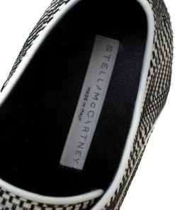 Best deal ⭐ Stella McCartney Black/White Faux Leather Elyse Platform Derby Size 39 For 👩 Women 👏 -Stella McCartney Shop luxury women stella mccartney used shoes p279534 1584596259 005