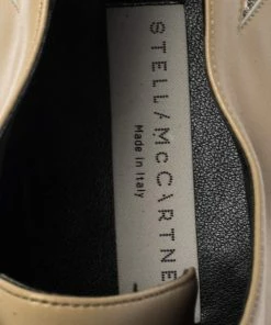 Deals ⭐ Stella McCartney Beige Faux Leather Elyse Star Platform Lace Up Derby Size 41 For 👩 Women 🎉 -Stella McCartney Shop luxury women stella mccartney used shoes p281456 008