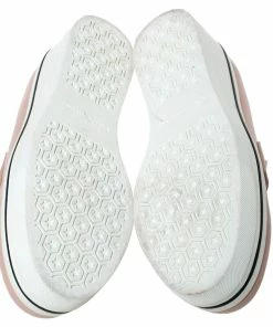 Budget 🔔 Stella McCartney Pink Faux Leather And Lace Penny Platform Loafers Size 38 For 👩 Women ⌛ -Stella McCartney Shop luxury women stella mccartney used shoes p300226 005