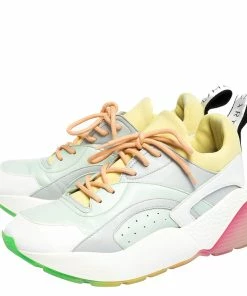 Budget 😍 Stella McCartney Multicolor Faux Leather And Stretch Fabric Eclypse 👟 Sneakers Size 39 For 👩 Women 💯 -Stella McCartney Shop luxury women stella mccartney used shoes p304200 007