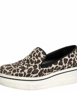 Deals 🎁 Stella McCartney Multicolor Leopard Print Canvas Platform Slip On 👟 Sneakers Size 40 For 👩 Women ✔️