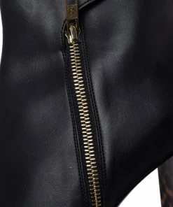 Best reviews of 👏 Stella McCartney Black Faux Leather Block Heel Ankle Booties Size 41 For 👩 Women 🔔 -Stella McCartney Shop luxury women stella mccartney used shoes p309117 005