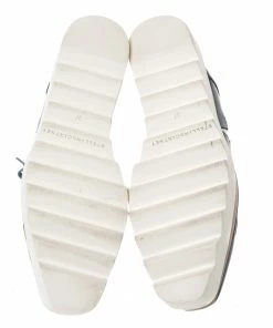 Wholesale ✨ Stella McCartney Blue Faded Effect Faux Leather Elyse Star Platform Derby Size 37 For 👩 Women ✨ -Stella McCartney Shop luxury women stella mccartney used shoes p309158 001