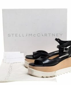Cheapest 🌟 Stella McCartney Black Faux Leather Creeper Platform Ankle Strap 🩴 Sandals Size 39 For 👩 Women 💯 17 Cheapest 🌟 Stella McCartney Black Faux Leather Creeper Platform Ankle Strap 🩴 Sandals Size 39 For 👩 Women 💯 -Stella McCartney Shop luxury women stella mccartney used shoes p312781 001