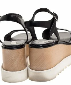 Cheapest 🌟 Stella McCartney Black Faux Leather Creeper Platform Ankle Strap 🩴 Sandals Size 39 For 👩 Women 💯 14 Cheapest 🌟 Stella McCartney Black Faux Leather Creeper Platform Ankle Strap 🩴 Sandals Size 39 For 👩 Women 💯 -Stella McCartney Shop luxury women stella mccartney used shoes p312781 007
