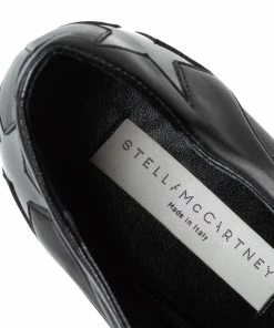 Promo 😍 Stella McCartney Black Faux Leather Elyse Star Platform Lace Up Booties Size 37 For 👩 Women 🔔 -Stella McCartney Shop luxury women stella mccartney used shoes p316764 006