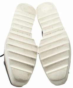 Promo 😍 Stella McCartney Black Faux Leather Elyse Star Platform Lace Up Booties Size 37 For 👩 Women 🔔 -Stella McCartney Shop luxury women stella mccartney used shoes p316764 007