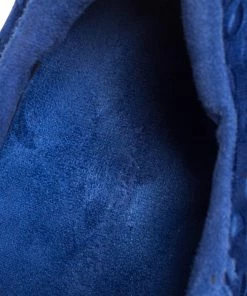 Budget 🤩 Stella McCartney Blue Faux Suede And Perforated Mesh Lace Up 👟 Sneakers Size 38 For 👩 Women 🔔 -Stella McCartney Shop luxury women stella mccartney used shoes p321191 001