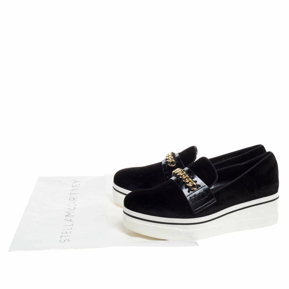 Cheap ๐ Stella McCartney Black Faux Suede Chain Embellished Platform Slip On ๐ Sneakers Size 41 For ๐ฉ Women ๐คฉ 10 Cheap ๐ Stella McCartney Black Faux Suede Chain Embellished Platform Slip On ๐ Sneakers Size 41 For ๐ฉ Women ๐คฉ - Image 8