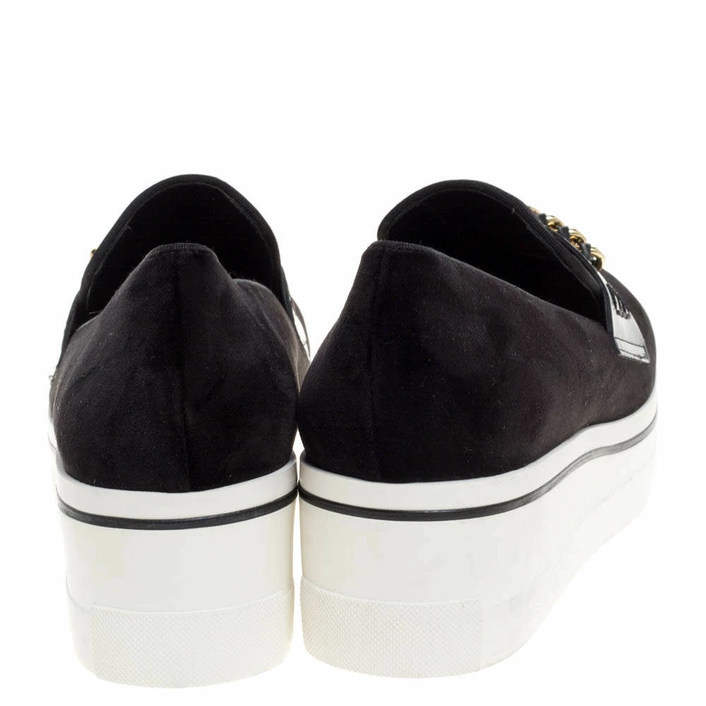 Cheap ๐ Stella McCartney Black Faux Suede Chain Embellished Platform Slip On ๐ Sneakers Size 41 For ๐ฉ Women ๐คฉ 7 Cheap ๐ Stella McCartney Black Faux Suede Chain Embellished Platform Slip On ๐ Sneakers Size 41 For ๐ฉ Women ๐คฉ - Image 5