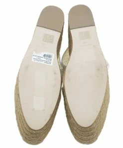 Cheap 🥰 Stella McCartney White Faux Leather Wedge Espadrilles Size 40 For 👩 Women 🔥 -Stella McCartney Shop luxury women stella mccartney used shoes p345 0006