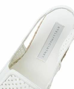 Cheap 🥰 Stella McCartney White Faux Leather Wedge Espadrilles Size 40 For 👩 Women 🔥 -Stella McCartney Shop luxury women stella mccartney used shoes p345 0010